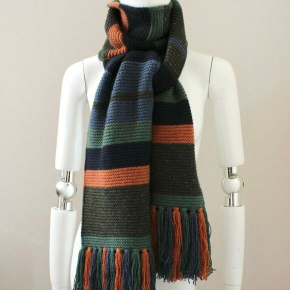 Loro Piana Accessories - NWT Loro Piana Cashmere Scarf Sciapra Darlington Multicolored Stripe Knit